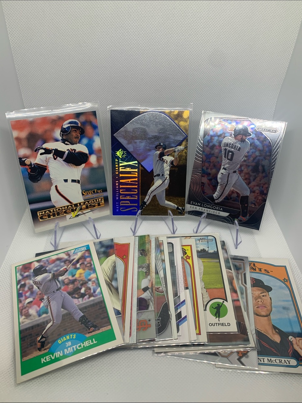 San Francisco Gaints 20+ MLB Baseball Card Lot Barry Bonds Cueto Williams Posey